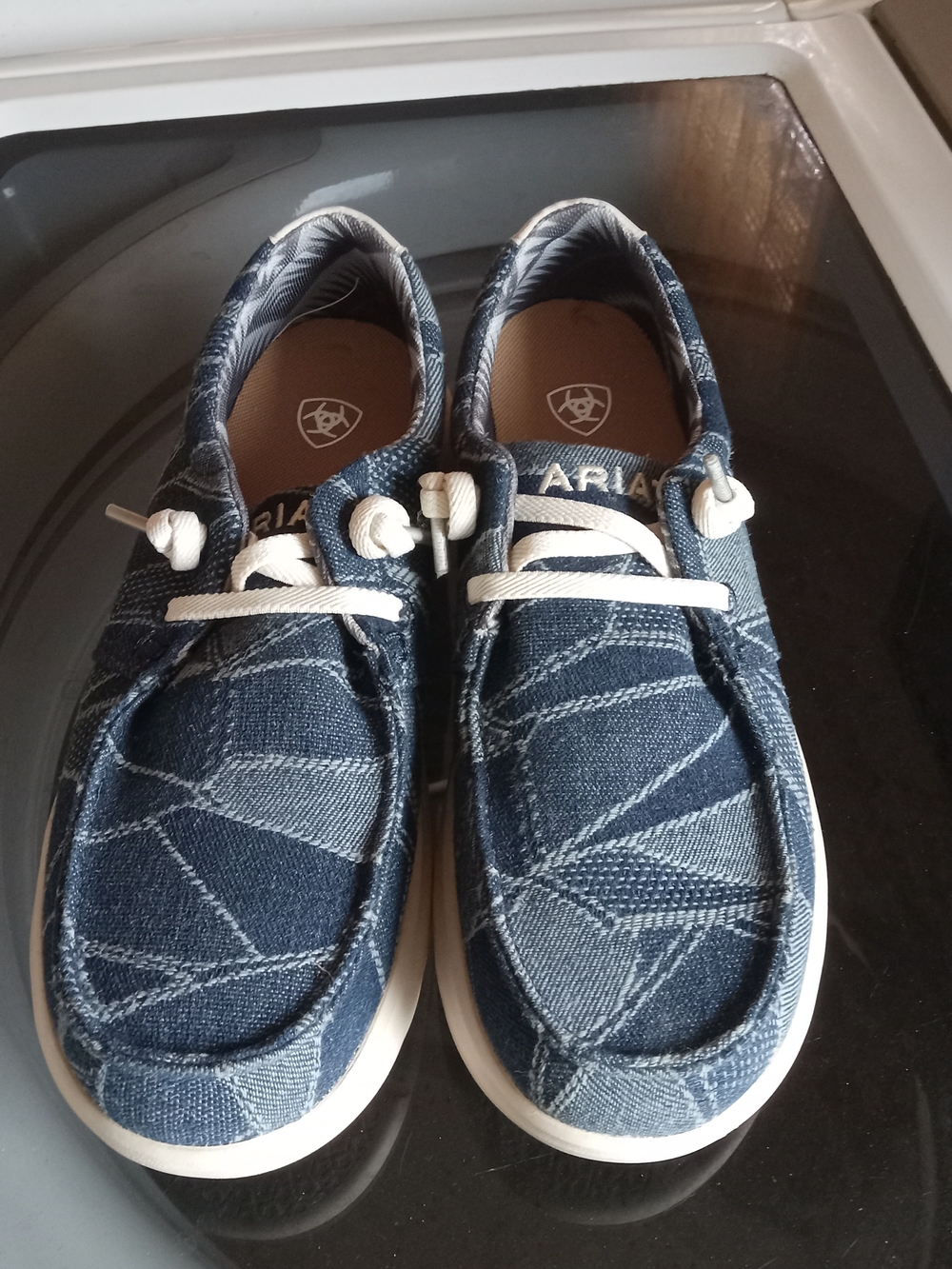 Ariat Mixed Deepest Denium Hilo Loafer Shoes Size 7.5